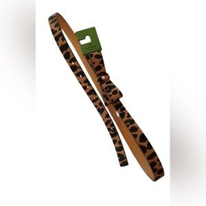 Kate Spade Animal Print Belt bow